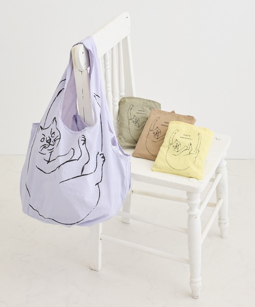 ROOTOTE(ルートート)の「ROOTOTE ルートート EU.RS.ブラサガリネコ-B(クラッチバッグ・レディース・ライトグレー系/ブラウン系/ベージュ系/オリーブ系/ピンク系・FREE)」の11枚目の写真