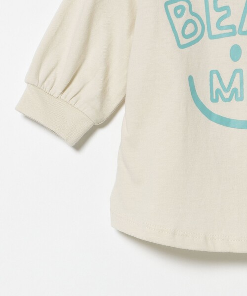 BEAMS mini（ビームスミニ）の「【WEB限定】ベビー スマイル ロングTシャツ 2026FW（70～80cm）子供服 乳児  トップス カットソー  プレゼント（Tシャツ/カットソー・キッズ・ホワイト系その他5/ピンク・80/70）」の10枚目の写真