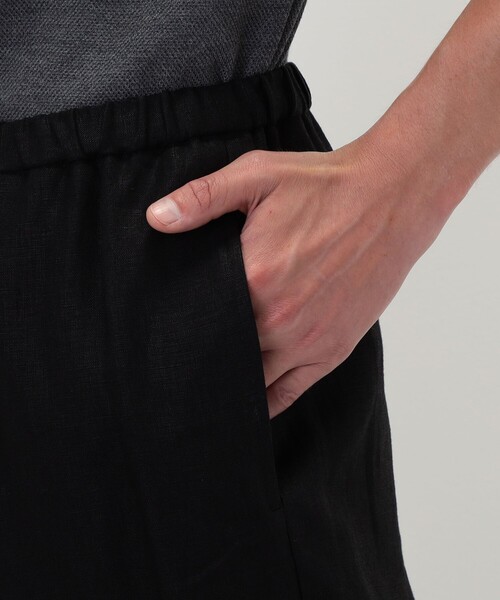 EDITION（エディション）の「リネン イージーパンツ（その他パンツ・メンズ・ブラック/ダークブラウン・S/M）」の10枚目の写真