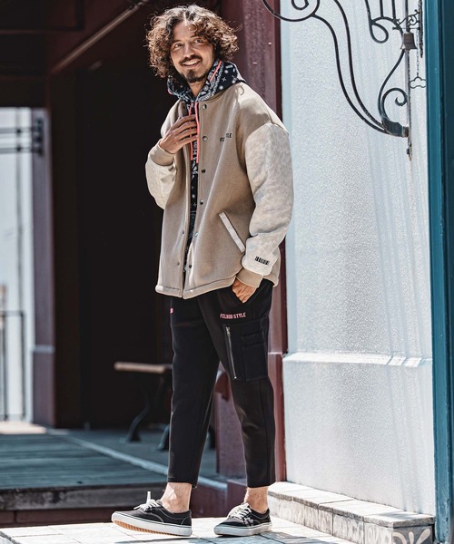 felkod(フィルコッド)の「mpa4150- Bandana Print Scuba Hoodie パーカー(F26A020)(パーカー・メンズ・ホワイト×ブラック/ブラック×ホワイト/ネイビー×ホワイト・S/M/L)」の8枚目の写真
