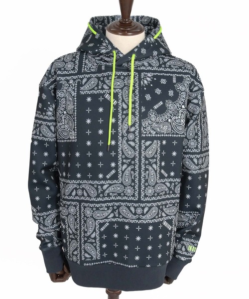 felkod(フィルコッド)の「mpa4150- Bandana Print Scuba Hoodie パーカー(F26A020)(パーカー・メンズ・ホワイト×ブラック/ブラック×ホワイト/ネイビー×ホワイト・S/M/L)」の19枚目の写真