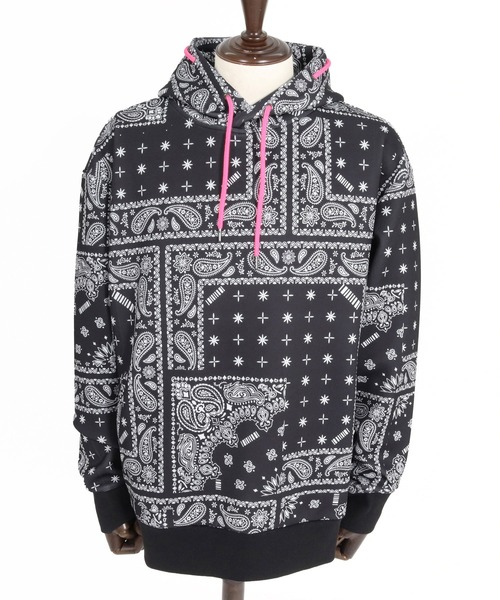 felkod(フィルコッド)の「mpa4150- Bandana Print Scuba Hoodie パーカー(F26A020)(パーカー・メンズ・ホワイト×ブラック/ブラック×ホワイト/ネイビー×ホワイト・S/M/L)」の21枚目の写真
