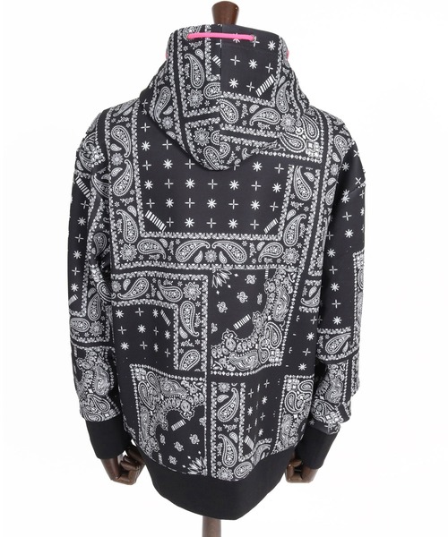felkod(フィルコッド)の「mpa4150- Bandana Print Scuba Hoodie パーカー(F26A020)(パーカー・メンズ・ホワイト×ブラック/ブラック×ホワイト/ネイビー×ホワイト・S/M/L)」の22枚目の写真