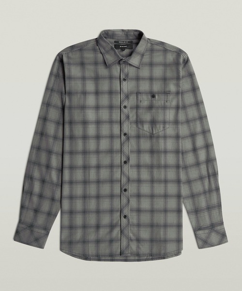 G-STAR(ジースター)の「One Pocket Regular Shirt/ワンポケットレギュラーチェックフランネルシャツ(シャツ/ブラウス・メンズ・ブルー系その他/グレー系その他・SMALL/X-SMALL/X-LARGE/LARGE/MEDIUM)」の2枚目の写真