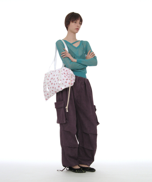 PARTIMENTO WOMEN(パルティメントウィメン)の「コットンダッフルバッグ_フローラル(エコバッグ/サブバッグ・レディース・その他・OS)」の4枚目の写真
