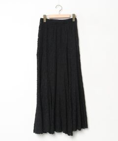 fekete フリルボリュームスカート ブラック frill midi flared skirt / フリルボリュームスカート（スカート