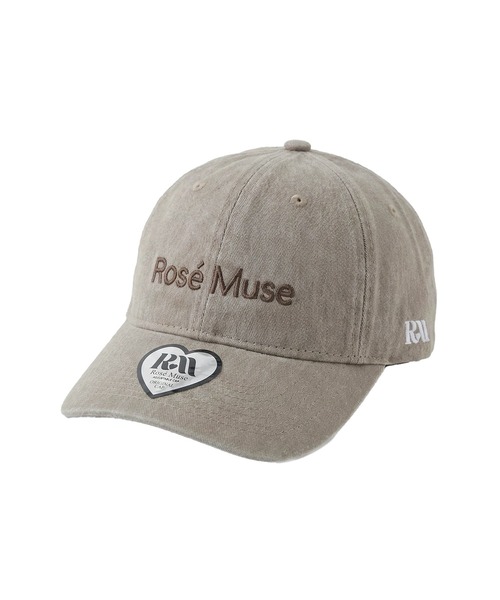 Rose Muse(ロゼミューズ)の「Basic washed cap(キャップ・レディース・ホワイト/チャコール/ピンク/ブラウン・FREE)」の13枚目の写真