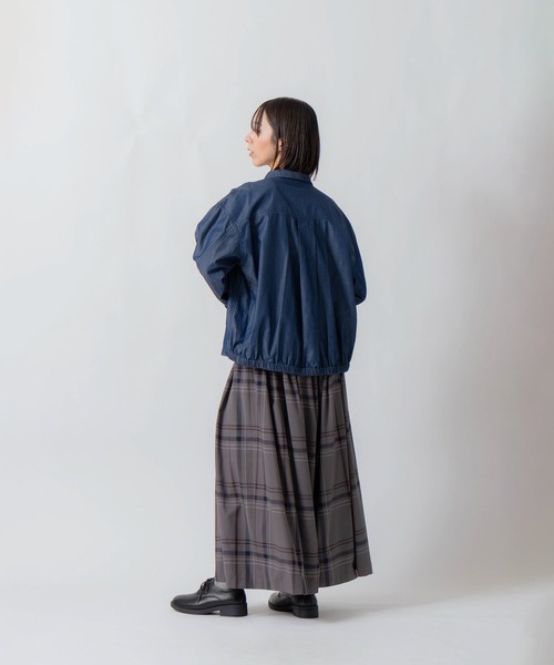 Kelen(ケレン)の「「KELEN / ケレン」接触冷感3.5ozデニムシャツ(シャツ/ブラウス・レディース・ネイビー/ブラック・S/M)」の12枚目の写真