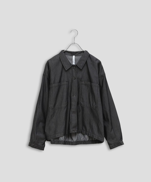 Kelen(ケレン)の「「KELEN / ケレン」接触冷感3.5ozデニムシャツ(シャツ/ブラウス・レディース・ネイビー/ブラック・S/M)」の20枚目の写真