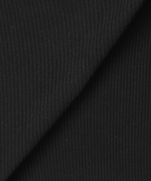 EDIT. FOR LULU（エディットフォールル）の「コットンレーストリム ハーフスリーブトップ（Tシャツ/カットソー・レディース・ブラック/ホワイト・FREE）」の8枚目の写真