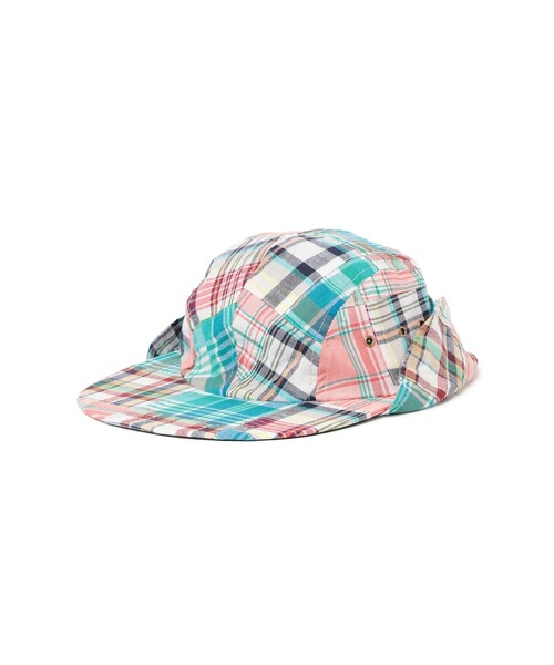 BEAMS PLUS(ビームスプラス)の「【別注】Quaker Marine Supply Co. / Neck flap swordfish Patchwork Madras(キャップ・メンズ・その他・ONE SIZE)」の1枚目の写真