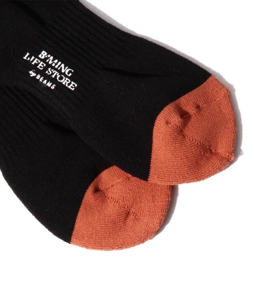 B:MING by BEAMS（ビーミングバイビームス）の「【MEN'S NON-NO6月号掲載】ビーミング by ビームス / Say Hello クオーターソックス（ソックス/靴下・メンズ・ホワイト/ブラック・ONE SIZE）」の10枚目の写真