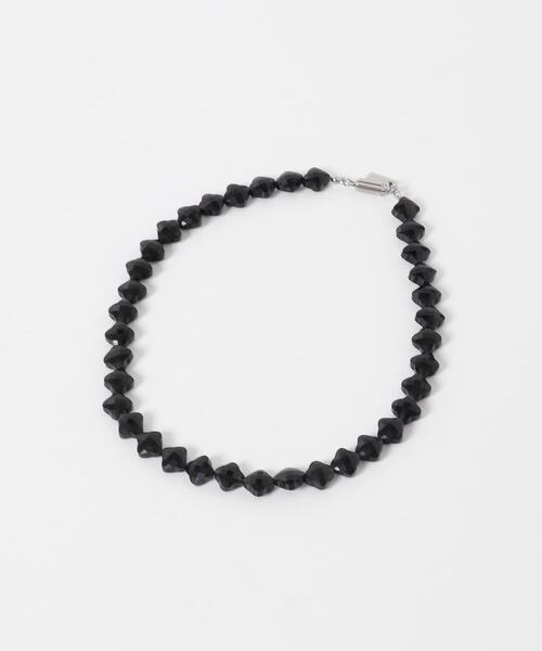 URBAN RESEARCH（アーバンリサーチ）の「decor『デコール』　FLOWER GEM NECKLACE（ネックレス・レディース・グレー系その他/ブラック・-）」の14枚目の写真