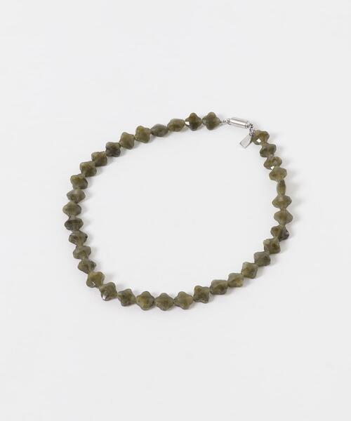 URBAN RESEARCH（アーバンリサーチ）の「decor『デコール』　FLOWER GEM NECKLACE（ネックレス・レディース・グレー系その他/ブラック・-）」の9枚目の写真