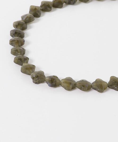 URBAN RESEARCH（アーバンリサーチ）の「decor『デコール』　FLOWER GEM NECKLACE（ネックレス・レディース・グレー系その他/ブラック・-）」の10枚目の写真