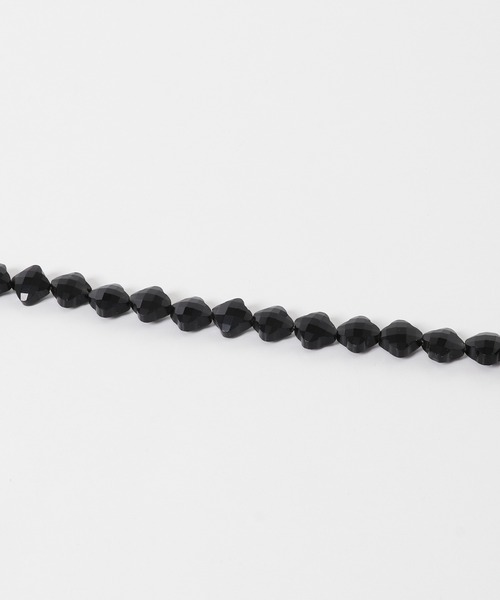 URBAN RESEARCH(アーバンリサーチ)の「decor『デコール』 FLOWER GEM NECKLACE(ネックレス・レディース・グレー系その他/ブラック・-)」の5枚目の写真