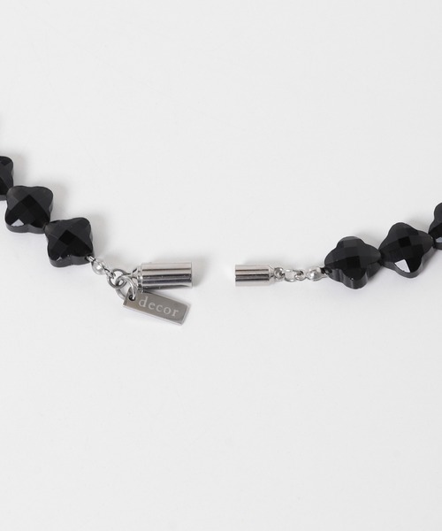 URBAN RESEARCH(アーバンリサーチ)の「decor『デコール』 FLOWER GEM NECKLACE(ネックレス・レディース・グレー系その他/ブラック・-)」の6枚目の写真