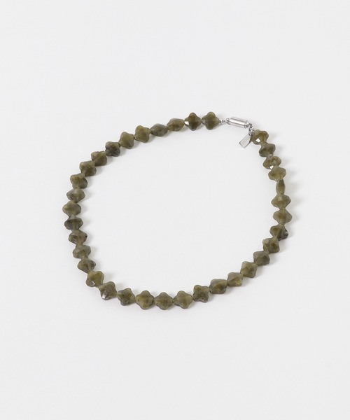 URBAN RESEARCH(アーバンリサーチ)の「decor『デコール』 FLOWER GEM NECKLACE(ネックレス・レディース・グレー系その他/ブラック・-)」の8枚目の写真
