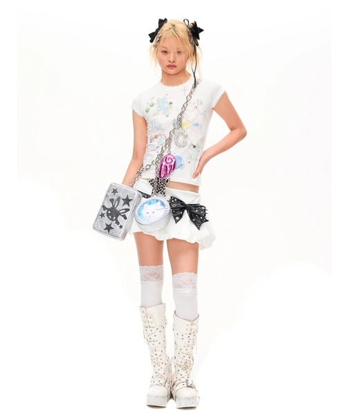 L.H.P(エルエイチピー)の「CFIERCE/フィアス/DREAMING T-SHIRT(Tシャツ/カットソー・レディース・ホワイト・M)」の2枚目の写真