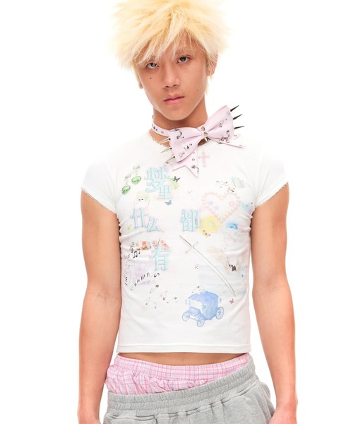 L.H.P(エルエイチピー)の「CFIERCE/フィアス/DREAMING T-SHIRT(Tシャツ/カットソー・レディース・ホワイト・M)」の3枚目の写真