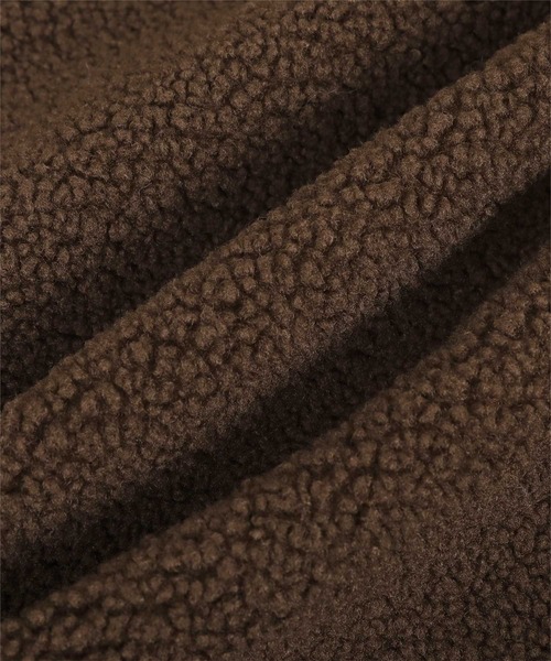 titivate（ティティベイト）の「リバーシブルフェイクボアムートンコート（ムートンコート・レディース・ライトベージュ/ダークブラウン/キャメル・L/M）」の10枚目の写真