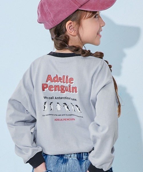 devirock(デビロック)の「綿100% デビラボ BIGシルエット プリント袖リブ 長袖Tシャツ(Tシャツ/カットソー・キッズ・ブラウン系/ブラック系6/ブラック系7/ベージュ系1/ブラック系1/ブラック系3/ブルー系2/ブラック系5/ブルー系4/グレー系1/グレー系3/グレー系4/ブラック系8/グレー系2/ベージュ系2/ブルー系3/グリーン系/ブラック系2/ブルー系1/ブラック系4・160cm/140cm/150cm/130cm/120cm/100cm/110cm/90cm)」の1枚目の写真