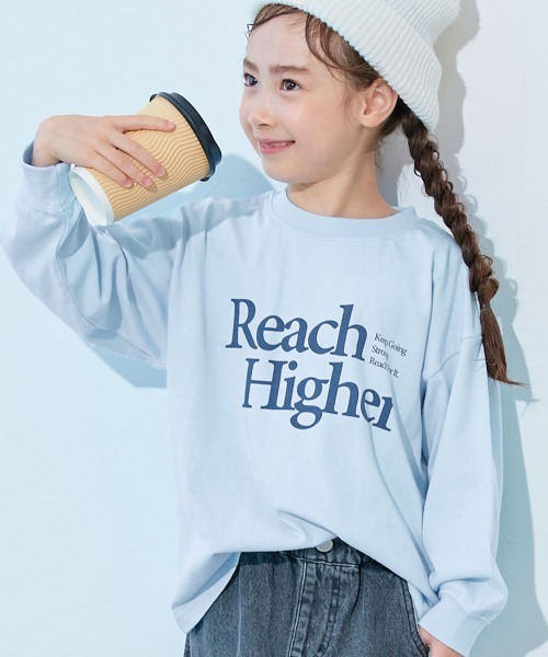 devirock(デビロック)の「綿100% デビラボ BIGシルエット プリント袖リブ 長袖Tシャツ(Tシャツ/カットソー・キッズ・ブラウン系/ブラック系6/ブラック系7/ベージュ系1/ブラック系1/ブラック系3/ブルー系2/ブラック系5/ブルー系4/グレー系1/グレー系3/グレー系4/ブラック系8/グレー系2/ベージュ系2/ブルー系3/グリーン系/ブラック系2/ブルー系1/ブラック系4・160cm/140cm/150cm/130cm/120cm/100cm/110cm/90cm)」の18枚目の写真