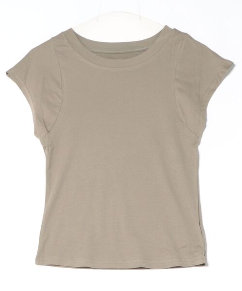 Chiina(チーナ)の「【Chiina】レースビスチェドッキング半袖トップス(Tシャツ/カットソー・レディース・ホワイト/ブラック・FREE)」の6枚目の写真