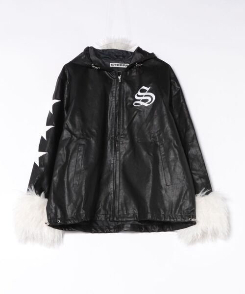 L.H.P(エルエイチピー)の「STEPPA/ステッパ/MOHIKAN ZIP-UP(その他アウター・レディース・ブラック・F)」の1枚目の写真