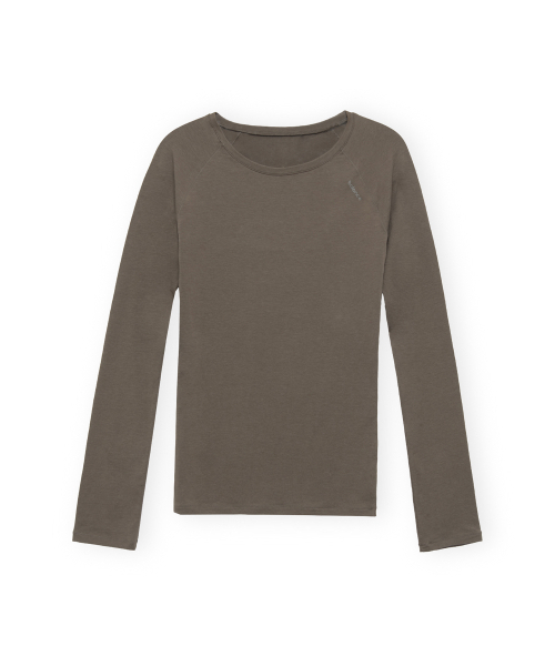BROWNYARD BALANCE(ブラウンヤード・バランス)の「Wソフトラグランスリーブ、モカ(Tシャツ/カットソー・レディース・その他・1/2)」の1枚目の写真