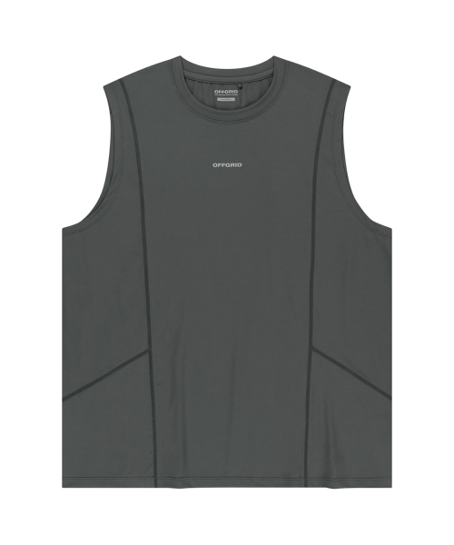 OFFGRID(オフグリッド)の「クーリアアスキンスリーブレス-チャコール(Tシャツ/カットソー・メンズ・その他・X-LARGE/SMALL/MEDIUM/LARGE)」の1枚目の写真