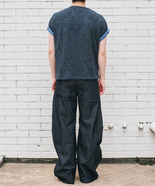 CONZ(コンズ)の「rigid curve leg jeans(デニムパンツ・メンズ・インディゴブルー・2/1/4/3)」の5枚目の写真