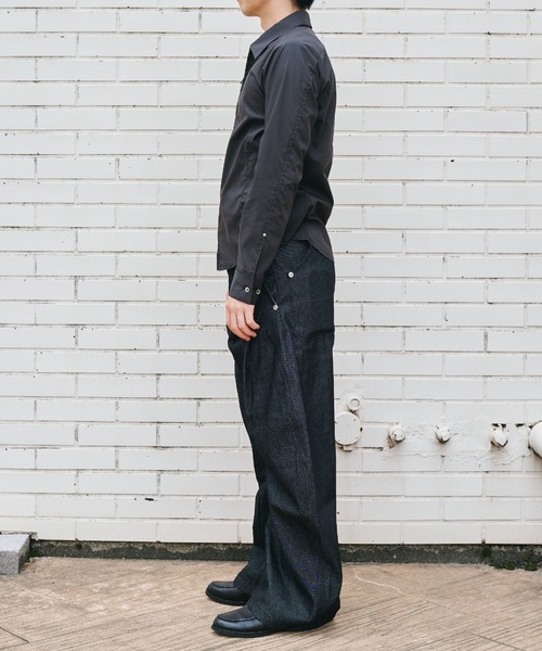 CONZ(コンズ)の「rigid curve leg jeans(デニムパンツ・メンズ・インディゴブルー・2/1/4/3)」の3枚目の写真