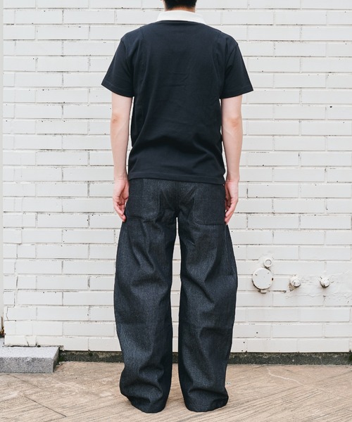 CONZ(コンズ)の「rigid curve leg jeans(デニムパンツ・メンズ・インディゴブルー・2/1/4/3)」の7枚目の写真