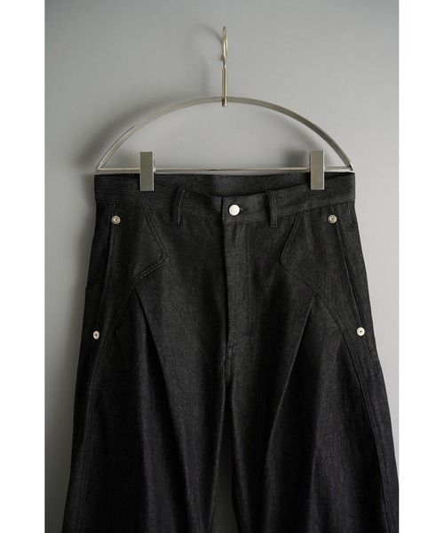 CONZ(コンズ)の「rigid curve leg jeans(デニムパンツ・メンズ・インディゴブルー・2/1/4/3)」の20枚目の写真