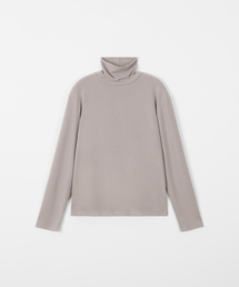 Warm turtleneck T-shirt / GRAY