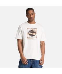 Timberland | 半袖 グラフィック ロゴ Tシャツ メンズ(Tシャツ/カットソー)