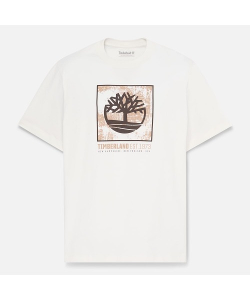 Timberland(ティンバーランド)の「半袖 グラフィック ロゴ Tシャツ メンズ(Tシャツ/カットソー・メンズ・ライトホワイト・MEDIUM/LARGE/XX-LARGE/X-LARGE)」の4枚目の写真