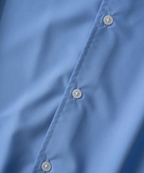 SINSS(シンス)の「Box cut shirt / ボックスカットシャツ(シャツ/ブラウス・メンズ・ホワイト/サックスブルー/ロイヤルブルー・X-SMALL/SMALL/MEDIUM/LARGE)」の22枚目の写真