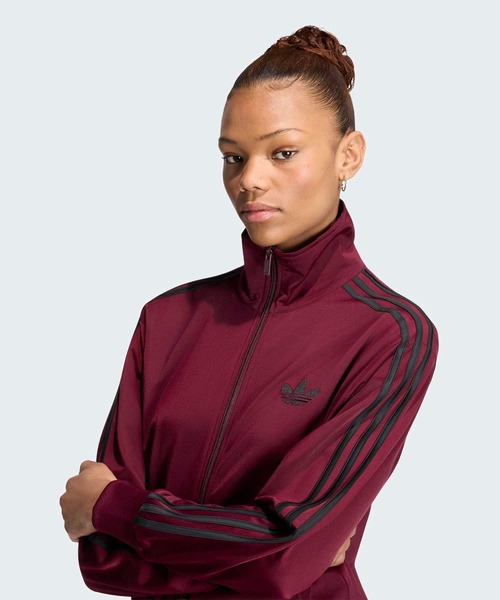adidas(アディダス)の「ファイヤーバード トラックトップ ルーズ / ジャージ / トラックジャケット / アディダスオリジナルス adidas Originals(ジャージ・レディース・レッド・X-SMALL/MEDIUM/LARGE/XX-LARGE/SMALL/X-LARGE)」の3枚目の写真