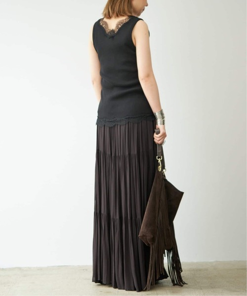 Deuxieme Classe（ドゥーズィエムクラス）の「*追加 Sheer Boho スカート（スカート・レディース・ブラック・38/36）」の9枚目の写真