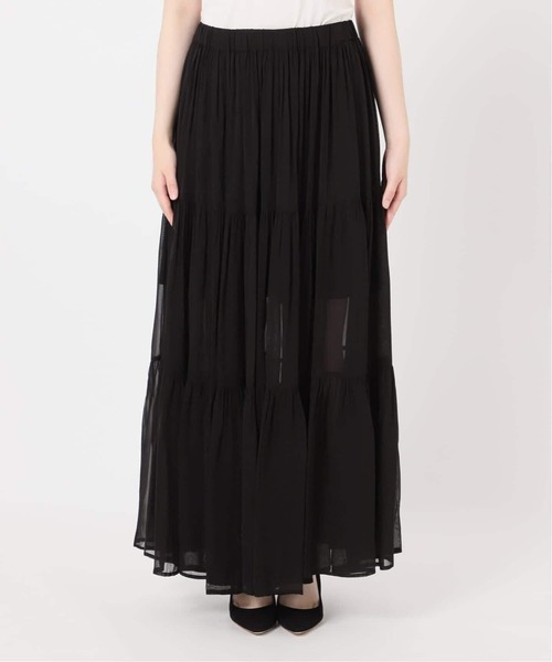 Deuxieme Classe（ドゥーズィエムクラス）の「*追加 Sheer Boho スカート（スカート・レディース・ブラック・38/36）」の10枚目の写真