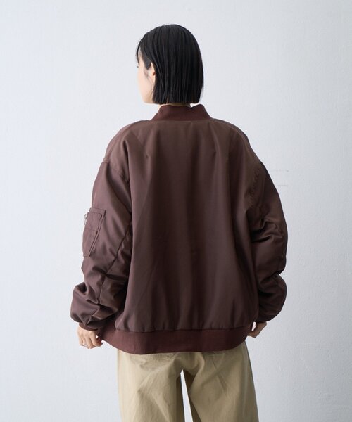 CIAOPANIC TYPY(チャオパニックティピー)の「【WEB限定】2WAYリバーシブルファーMA-1(MA-1・レディース・カーキ/ブラウン/ブラック・ONE SIZE)」の15枚目の写真