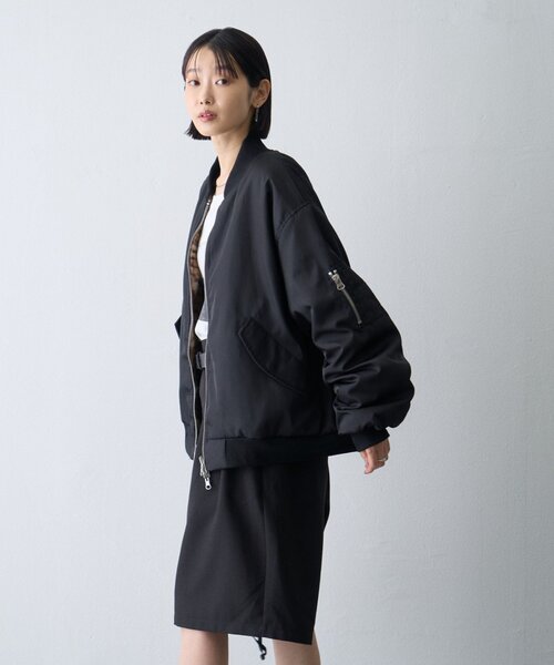 CIAOPANIC TYPY(チャオパニックティピー)の「【WEB限定】2WAYリバーシブルファーMA-1(MA-1・レディース・カーキ/ブラウン/ブラック・ONE SIZE)」の20枚目の写真