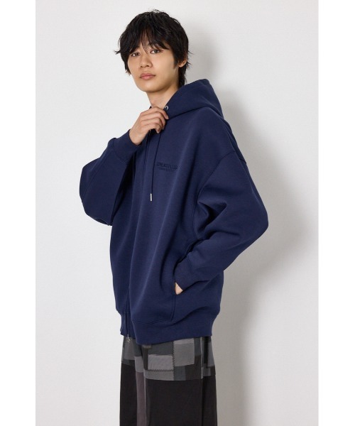 RODEO CROWNS WIDE BOWL（ロデオクラウンズワイドボウル）の「エンボス W-ZIP ビッグ パーカー（パーカー・メンズ・ネイビー/パープル/ブラック/グレー×ホワイト・FREE）」の11枚目の写真