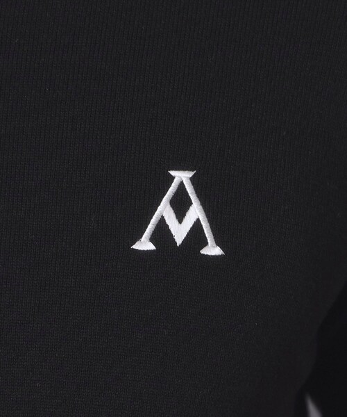 ADABAT STREAM(アダバットストリーム)の「バックロゴハイゲージニットプルオーバー(ニット/セーター・メンズ・グレー/ブラック・48/46/50)」の20枚目の写真