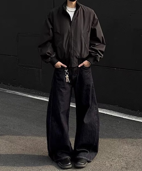 NEW GENTLEMAN(ニュージェントルマン)の「フォートブラッグ ショートブルゾン(ブルゾン・メンズ・ブラック/ネイビー/オリーブ・XL/L/M)」の6枚目の写真