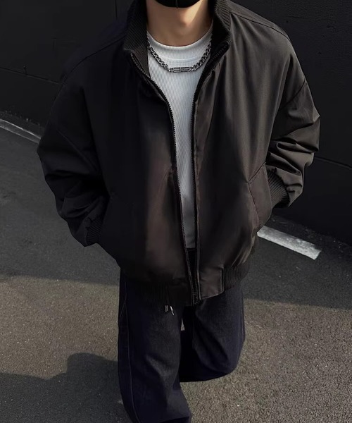 NEW GENTLEMAN(ニュージェントルマン)の「フォートブラッグ ショートブルゾン(ブルゾン・メンズ・ブラック/ネイビー/オリーブ・XL/L/M)」の7枚目の写真