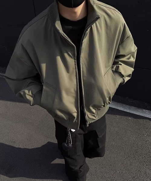 NEW GENTLEMAN(ニュージェントルマン)の「フォートブラッグ ショートブルゾン(ブルゾン・メンズ・ブラック/ネイビー/オリーブ・XL/L/M)」の18枚目の写真