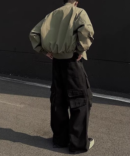 NEW GENTLEMAN(ニュージェントルマン)の「フォートブラッグ ショートブルゾン(ブルゾン・メンズ・ブラック/ネイビー/オリーブ・XL/L/M)」の19枚目の写真